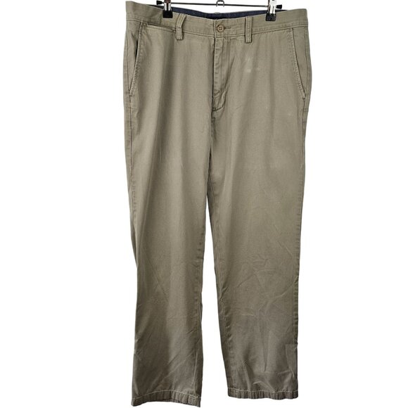 Nautica Men's Classic Fit Khaki Chino Pants 34x32 100% Cotton - Picture 1 of 13